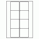 428 - Label Size 70mm x 71mm - 8 labels per sheet